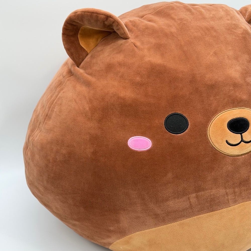 Squishmallows 24" Omar Brown Bear Large Jumbo Soft Plush Toy Stuffed Animal RARE - Picture 4 of 10